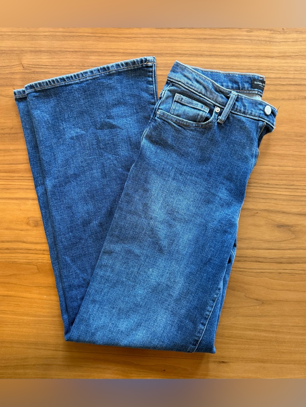 Banana Republic High-Rise Wide Leg Jeans 28 Long